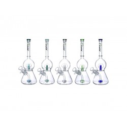 Clover Glass - 12" Globe Perc Water Pipe [WPC-237]
